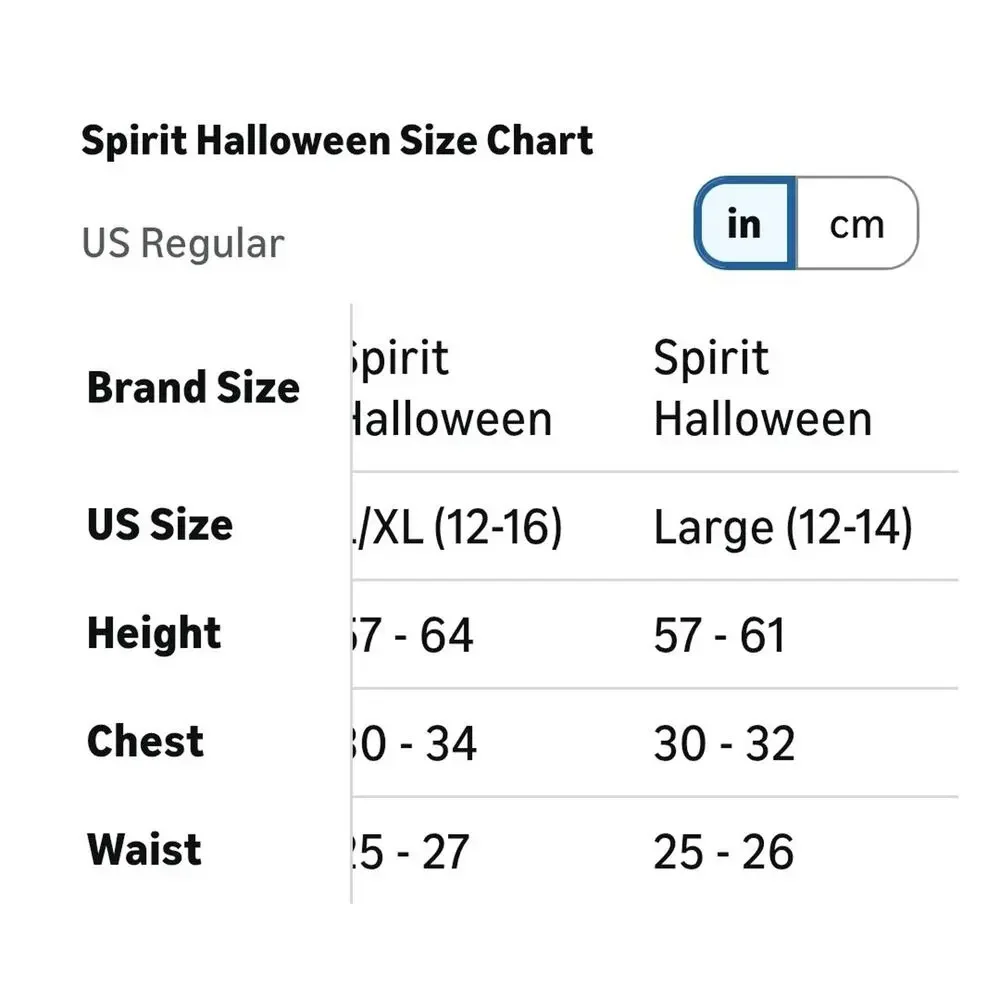 Spirit Girls Goth Gothic Witch Halloween Costume Princess Dress Size L 12-14